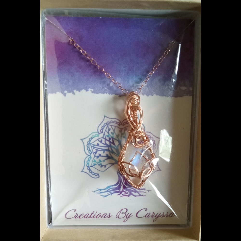 ✨ HP ✨ Handmade 🪷 with Moonstone Necklace 🌙